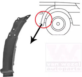 VAN WEZEL 3077654 -  Крыло
